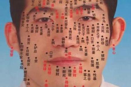 脸上胎记算命图解