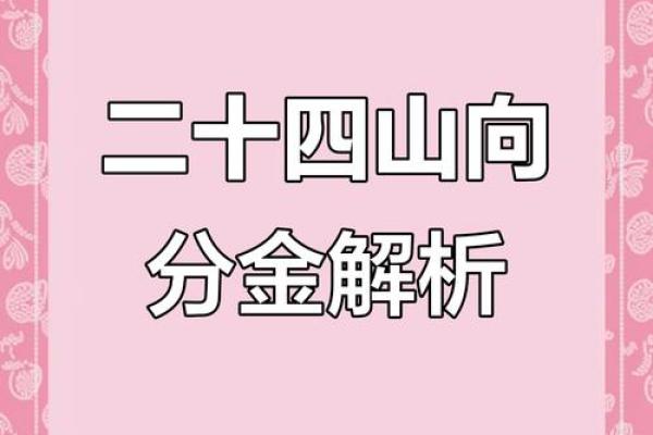 风水师必备：24山分金吉凶断语