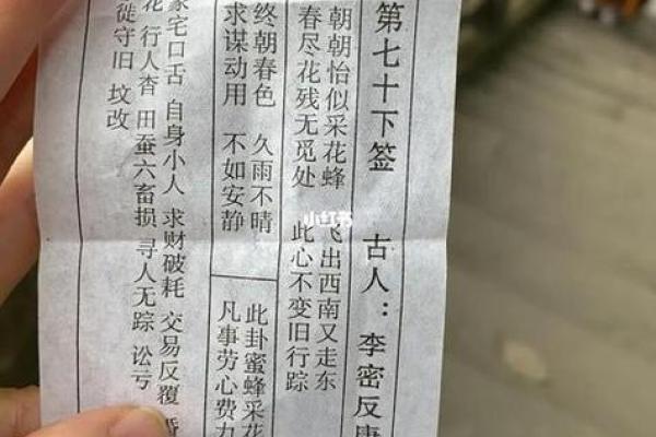 抽签观音十一签