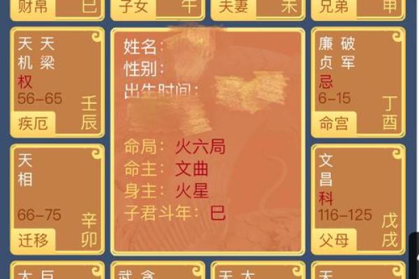 紫薇星入命宫平