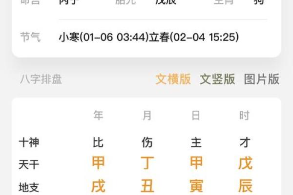 八字每日运程测试