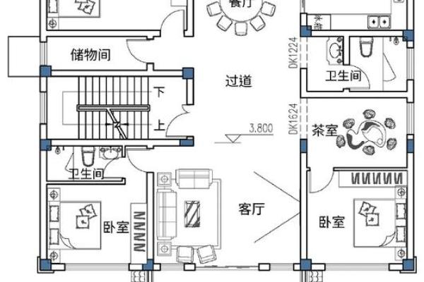 自建房子结构风水图
