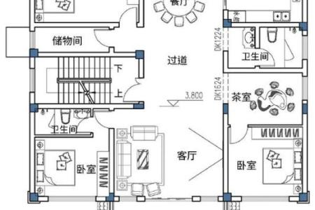 自建房子结构风水图
