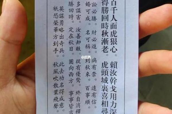 地藏王灵签解签书