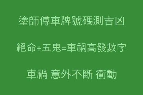 车辆号码吉凶紫薇