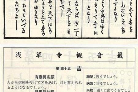 48签灵签详细解读