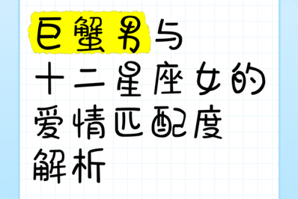 双鱼男和巨蟹女配对指数分析