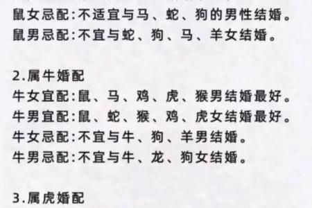 十二生肖配对表 夫妻属相相生相克表