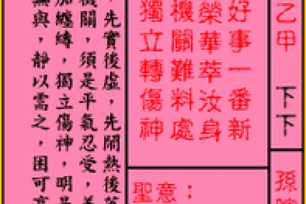 杨四将军灵签十六求学业