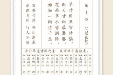 太上灵籤四十七签解签
