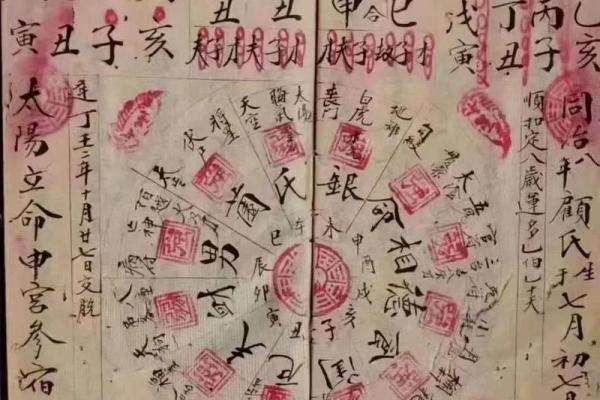 周易算命八字流年示范