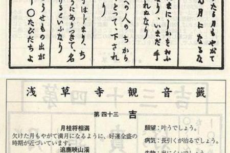 观世音菩萨灵签80签