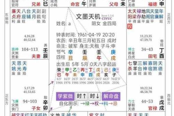 倪海厦天纪紫薇斗数排盘