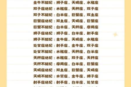 适合结婚的星座配对表最新