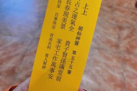 月老灵签第14签上上