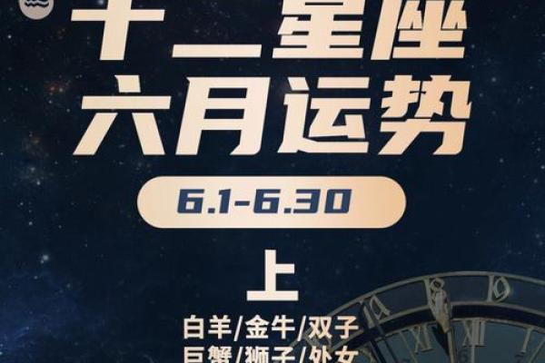 十二星座六月下运势