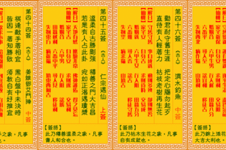 观音灵签5