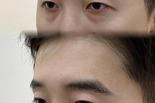 倒八字眉,眉毛上扬将军眉
