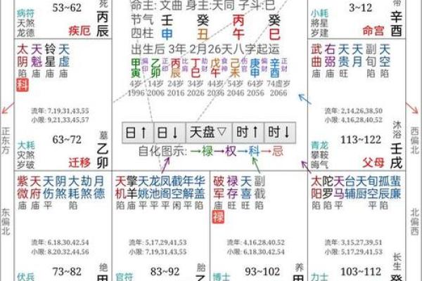 中州紫薇斗数流月