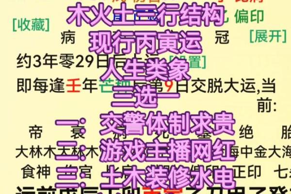 八字三个火