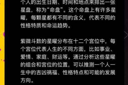 惯索紫薇斗数