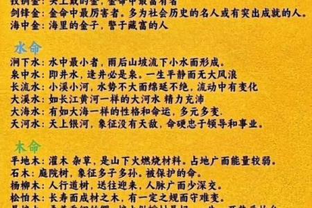 八字命理必背口诀（下）