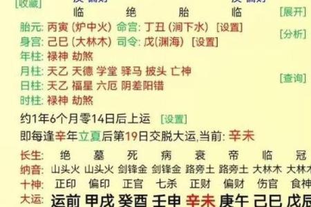 八字种类