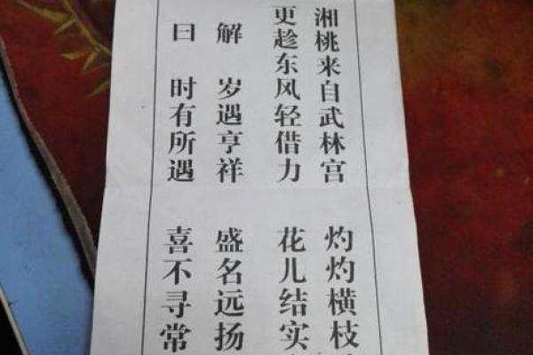 观音灵签4号签