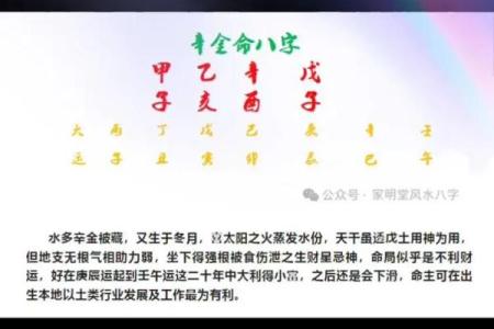 金多的八字